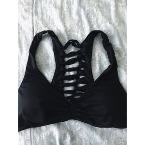 Black bikini top